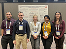 Robert, Scott, Maria, Prakriti, and Michelle at Maria's poster at the ACS Midwest/Great Lakes Regional Meeting in St. Louis, October 2023